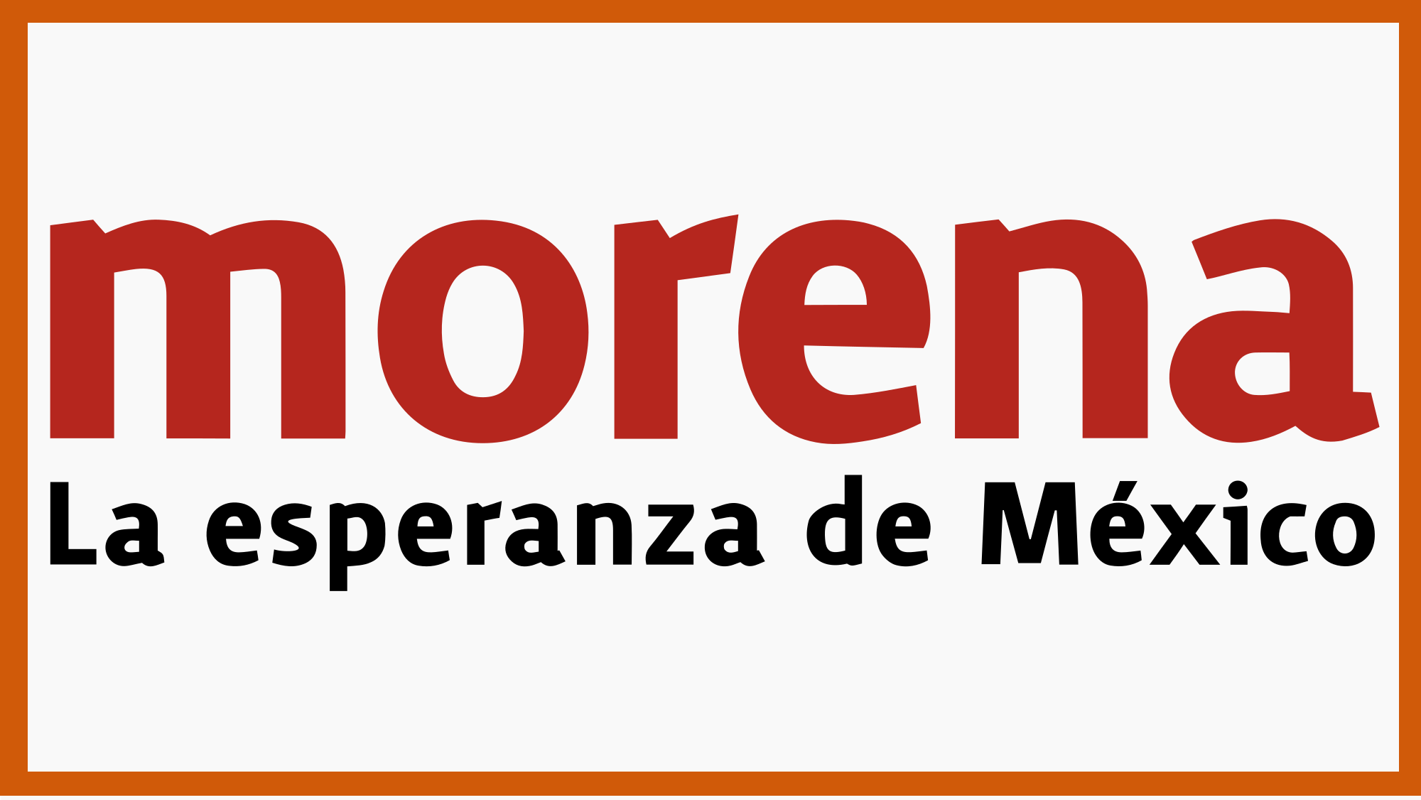 Logotipo del partido Morena